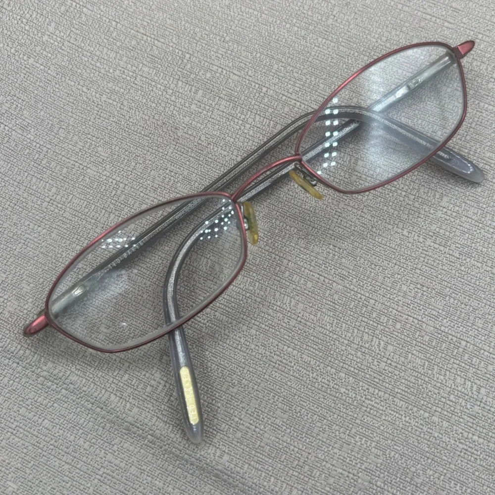 Ted Baker Eyeglass Frames Women 51-18 Burgundy Fair LibrarianCore